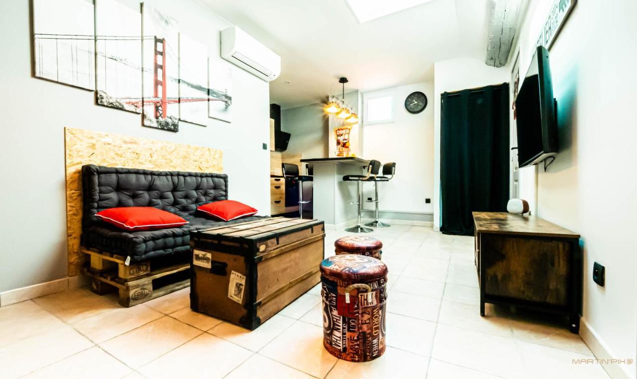 Centre Historique - Free Parking - Self Checkin - Wifi - Industriel - Sleepntripbeziers Apartamento Exterior foto